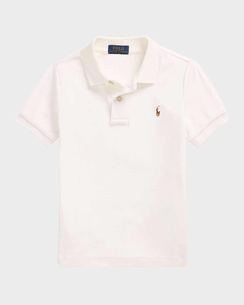 Boy's Pony Embroidered Polo Shirt, Size 2-7